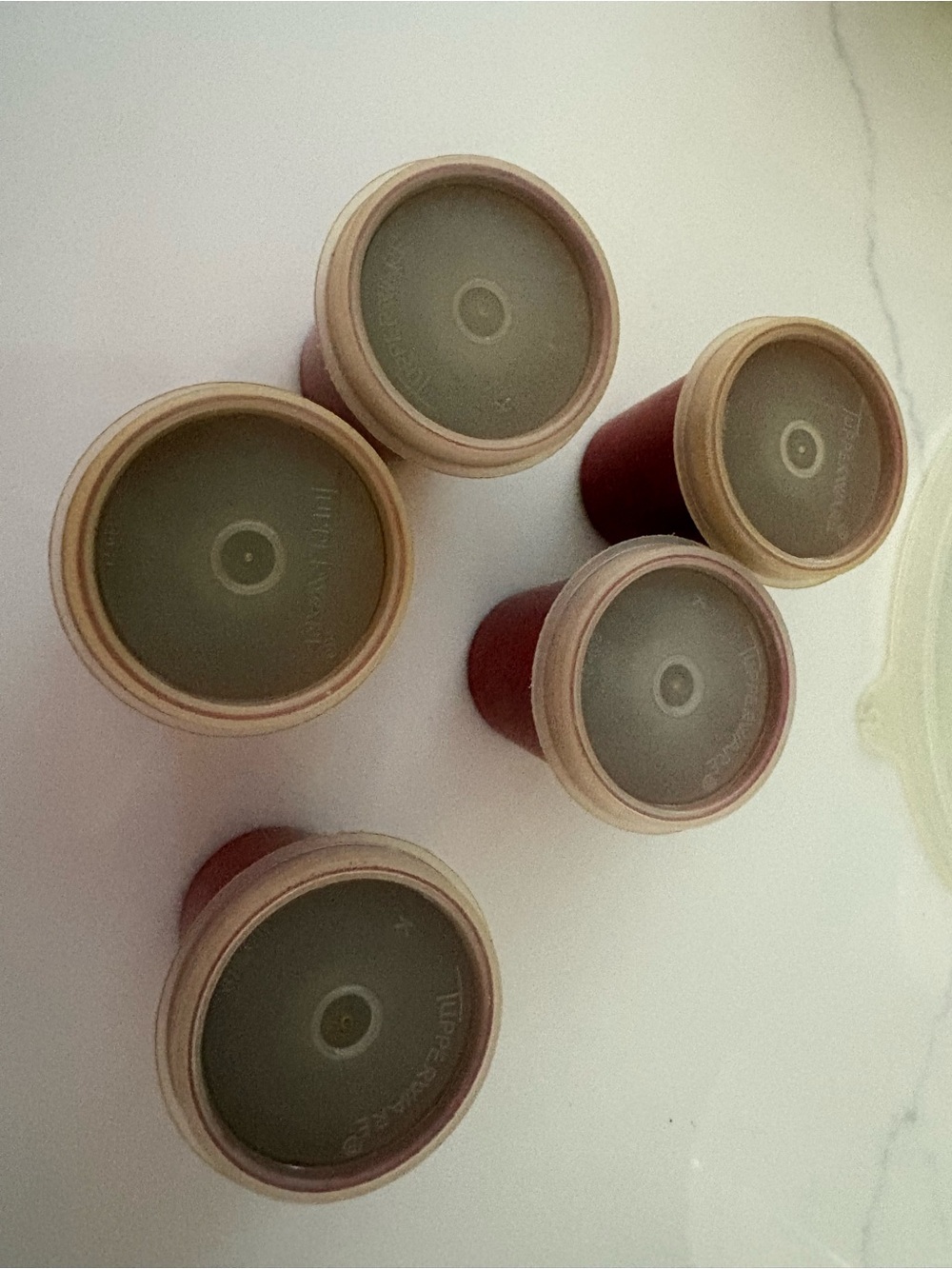 Tupperware Set of 5 containers